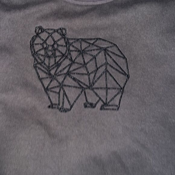 French Connection Black Sweatshirt (Mens) - Picture 3 of 3